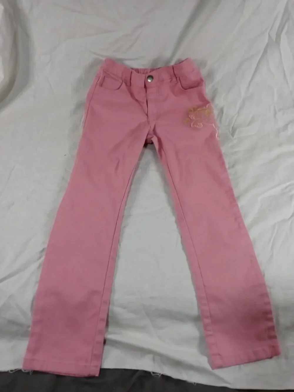 5 Lot Assorted Girls Blue Jean Pants Kids Clothes Bundle in Great Cond